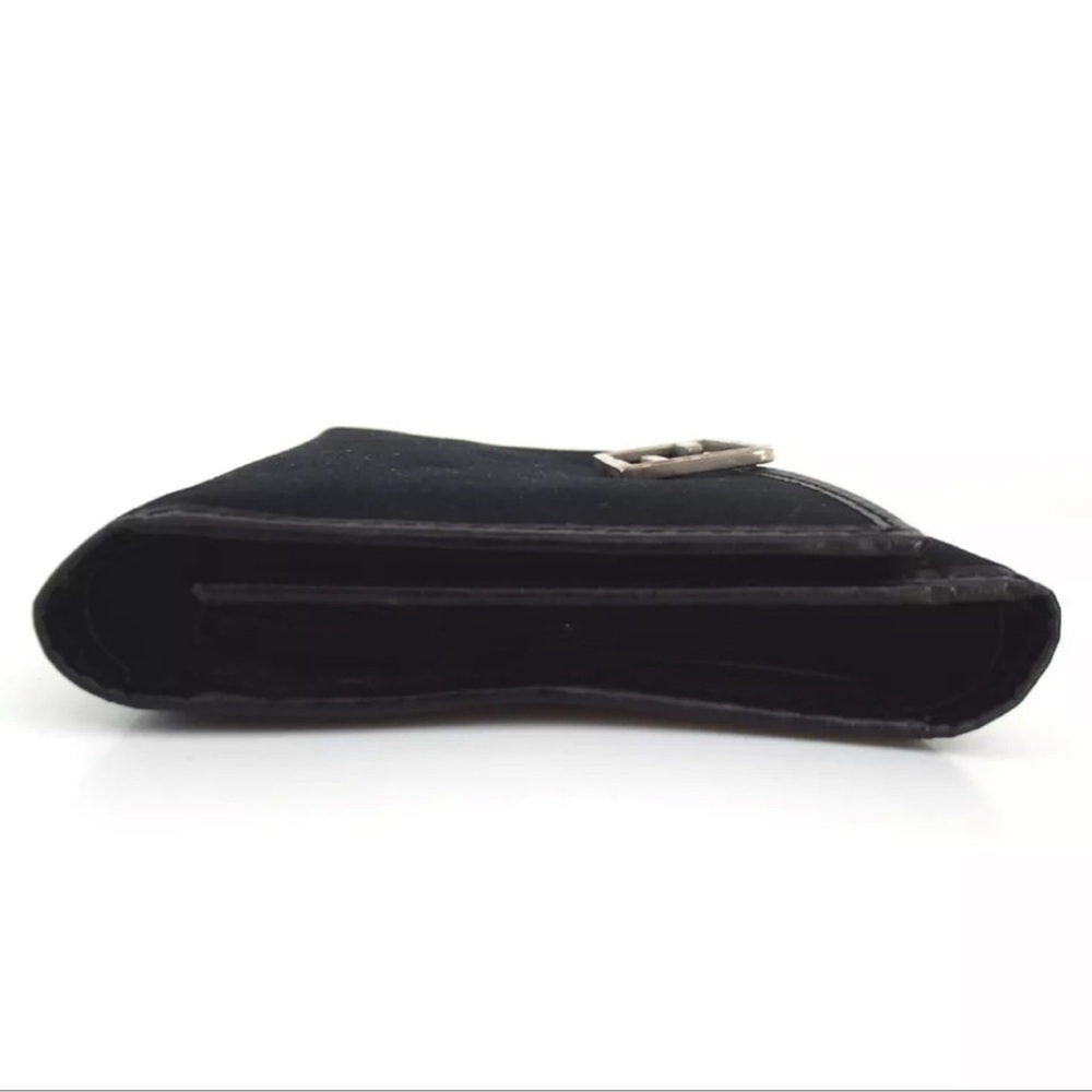 AUTH Fendi Canvas & Leather Wallet Black - Picture 3 of 12